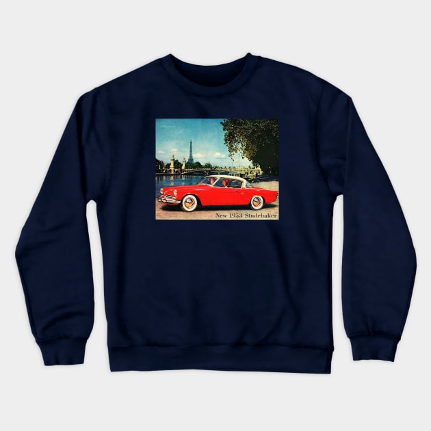 1953 Studebaker Crewneck Sweatshirt by Midcenturydave